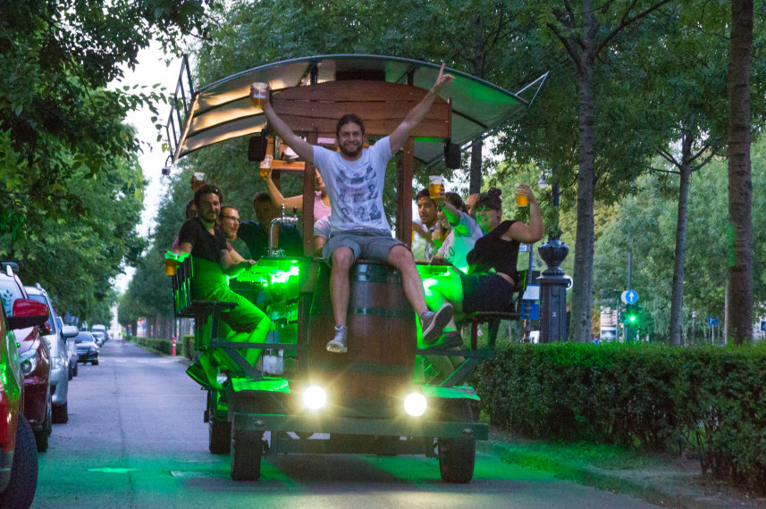 1-hour Beer Bike Tour In Bratislava | Pissup Stag Dos