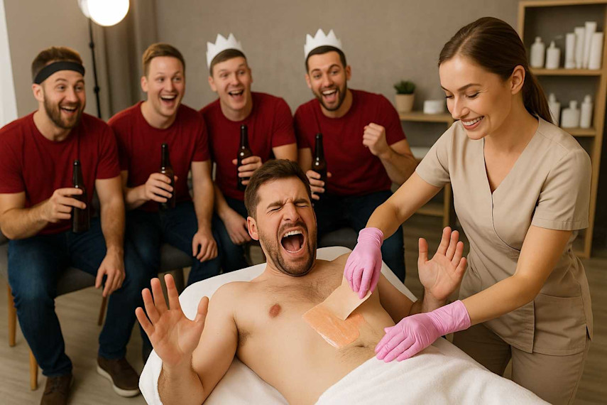 Bikini-Waxing für den Bräutigam & Stripshow Berlin | Jetzt buchen!