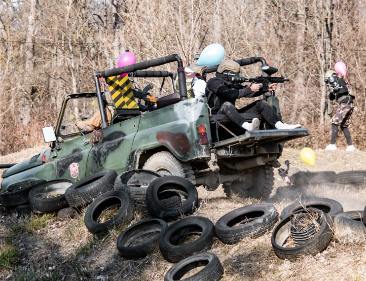 Chasse au futur marié À Budapest | Paintball spécial EVG