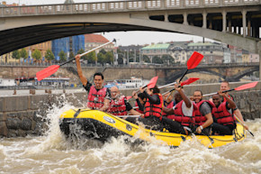Rafting in Prague