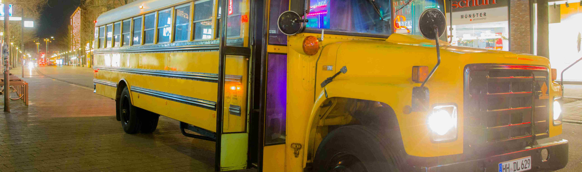 Party på amerikansk skolebus - Fyr den af, som du drømte om i skolen