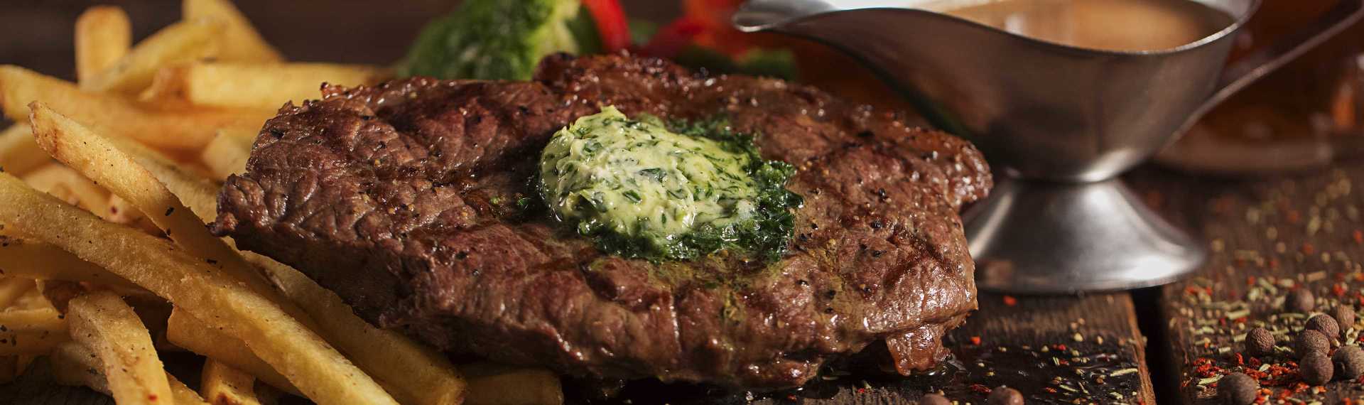 Steak essen für Junggesellenabschied