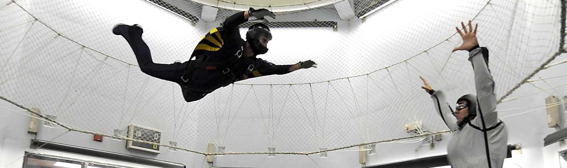 Indoor Skydiving für Junggesellenabschied