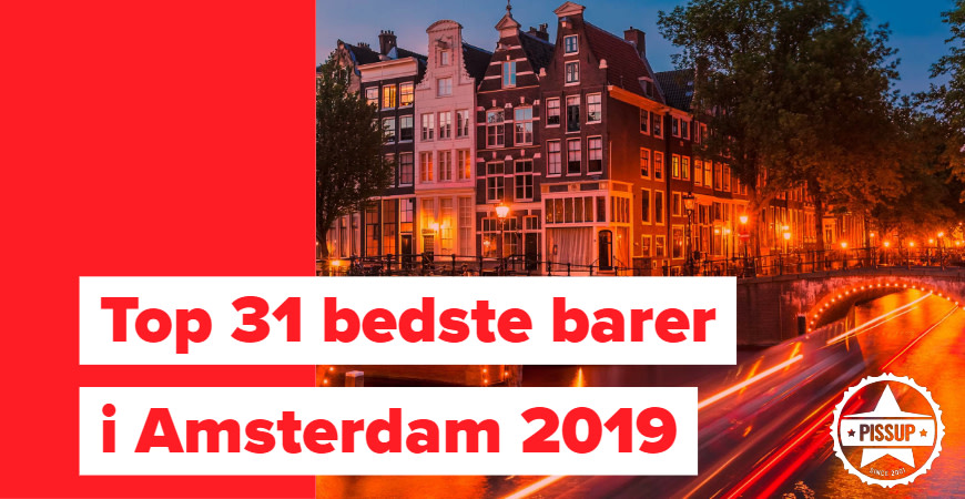 Top 31 bedste barer i Amsterdam 2019